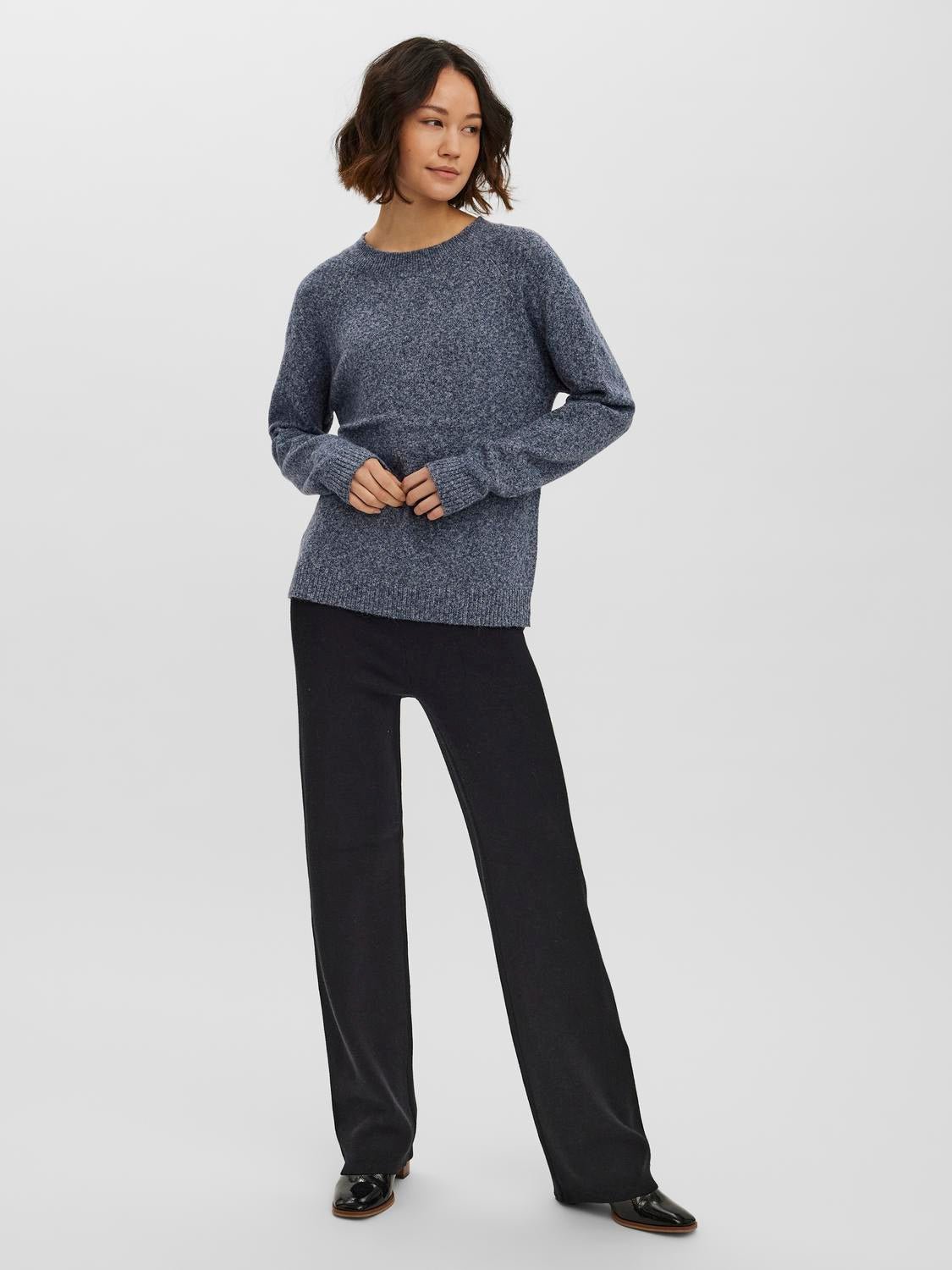 VMDOFFY Pullover - Navy Blazer - VERO MODA & VILA Bergvik